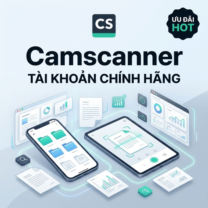 Tài Khoản Camscanner 1 Tài Khoản Camscanner