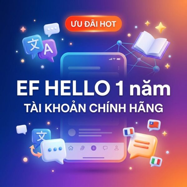Tài Khoản EF HELLO 1 năm
