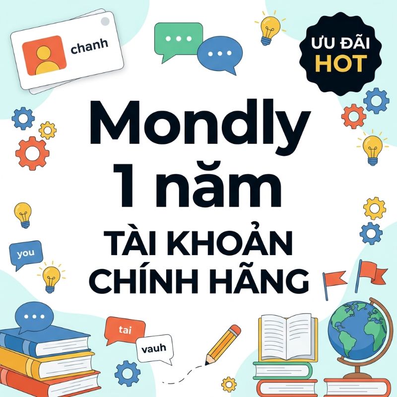 Tài Khoản Mondly 1 năm 1 Tài Khoản Mondly 1 năm
