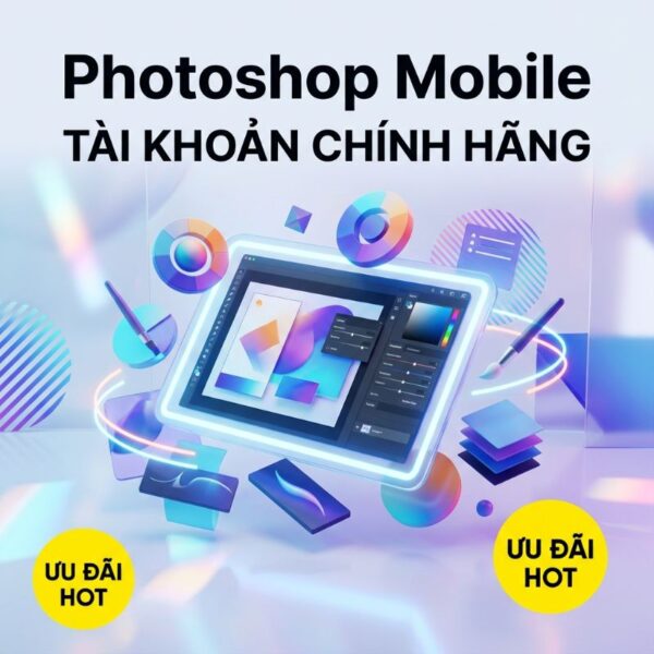 Tài Khoản Photoshop Mobile