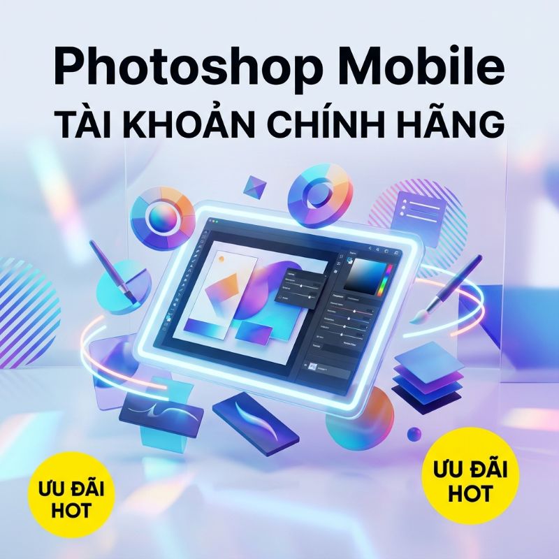 Tài Khoản Photoshop Mobile 1 Tài Khoản Photoshop Mobile