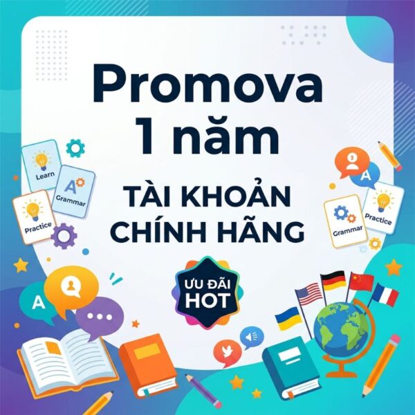 Tài Khoản Promova 1 năm