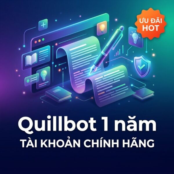 Tài Khoản Quillbot 1 năm