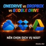 so sanh dropbox onedrive google drive