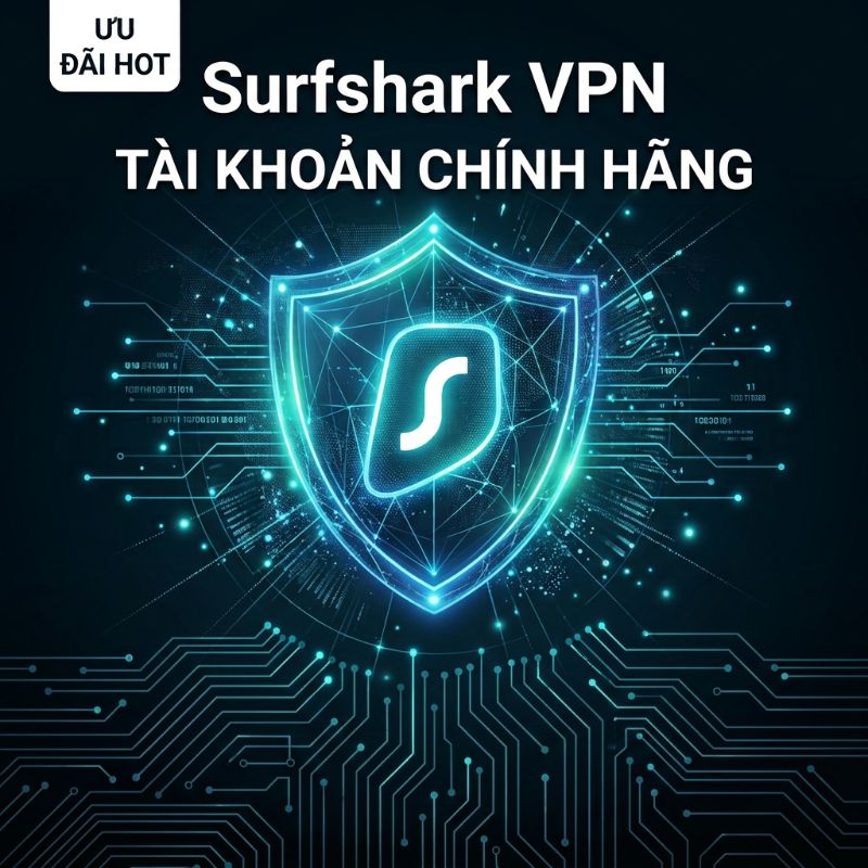 Tài Khoản Surfshark VPN 1 Tài Khoản Surfshark VPN
